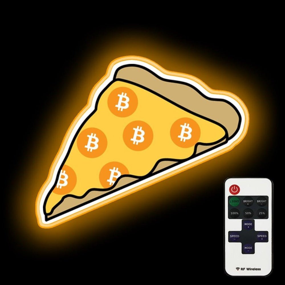 Cryptopizza Bitcoin Neon Sign - Shineneon