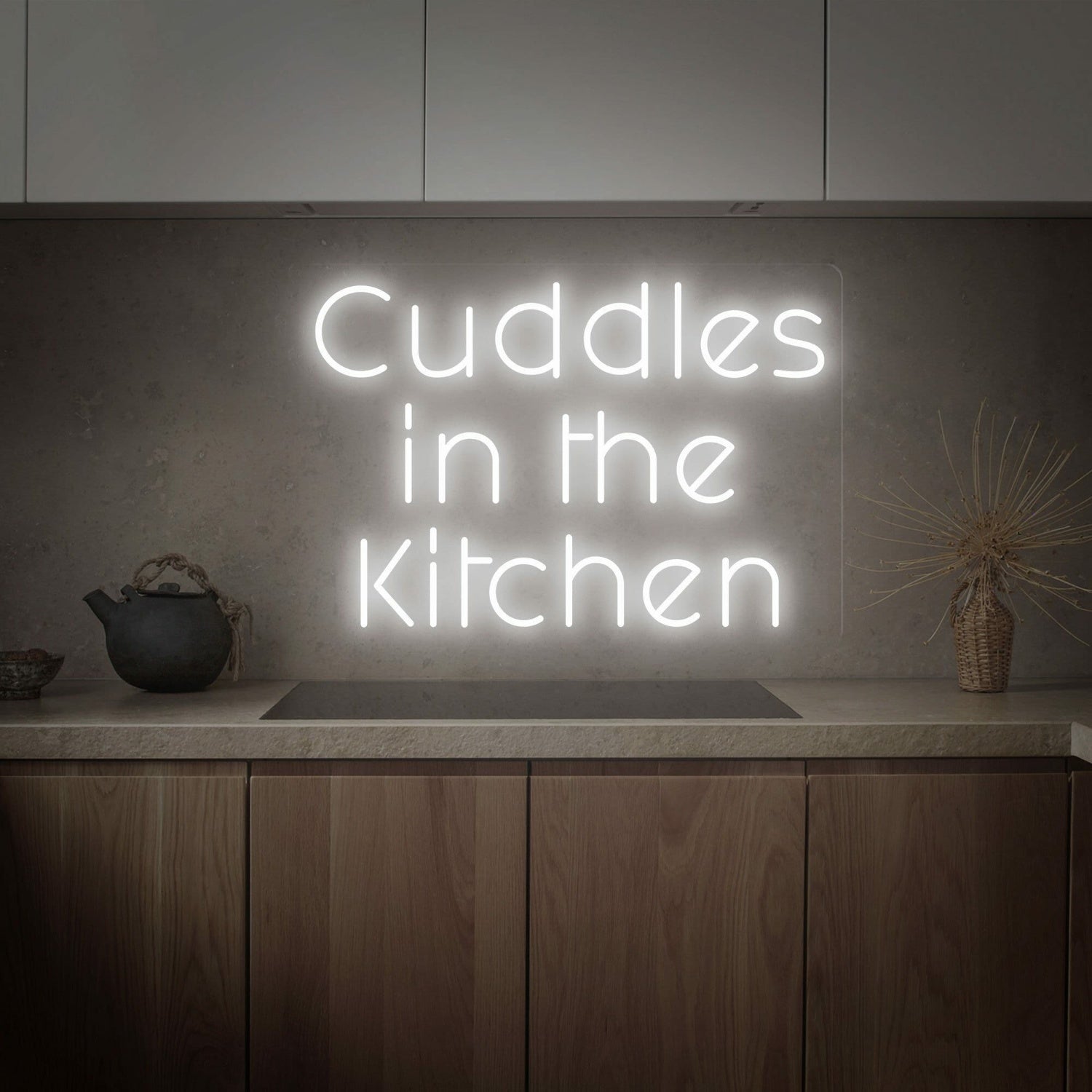 Cuddles In The Kitchen Led Neon Sign Kitchen Decoration - Shineneon