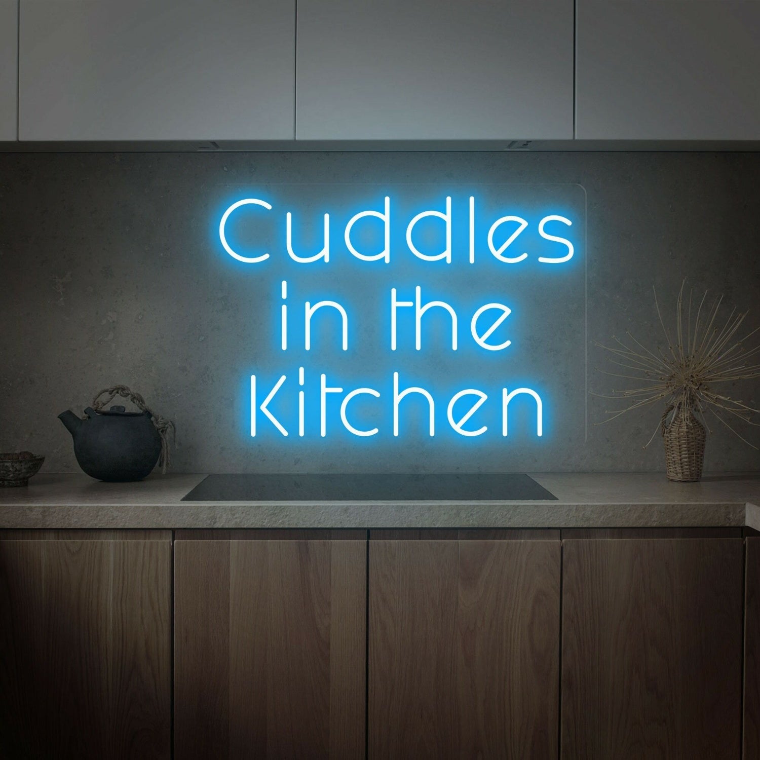 Cuddles In The Kitchen Led Neon Sign Kitchen Decoration - Shineneon