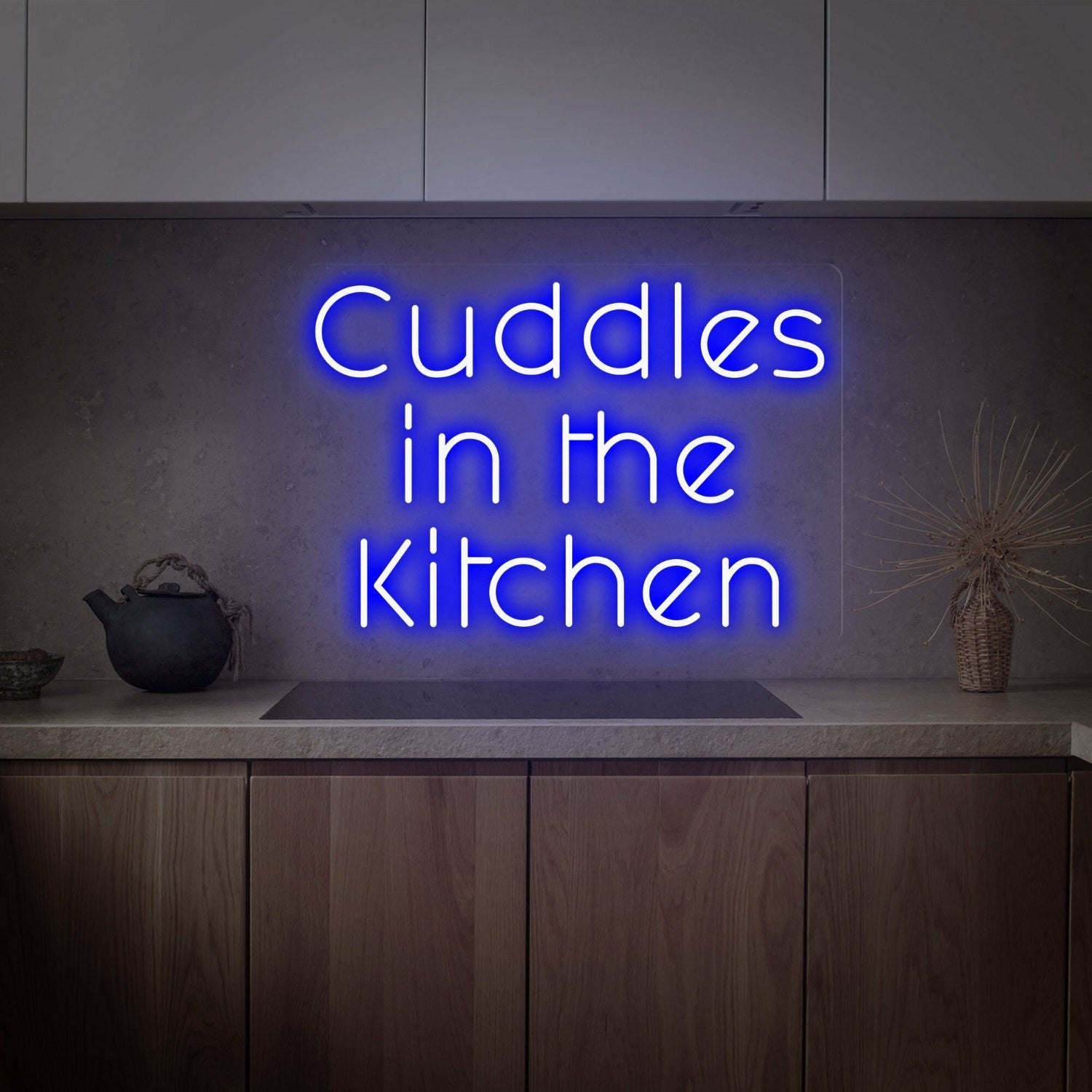 Cuddles In The Kitchen Led Neon Sign Kitchen Decoration - Shineneon