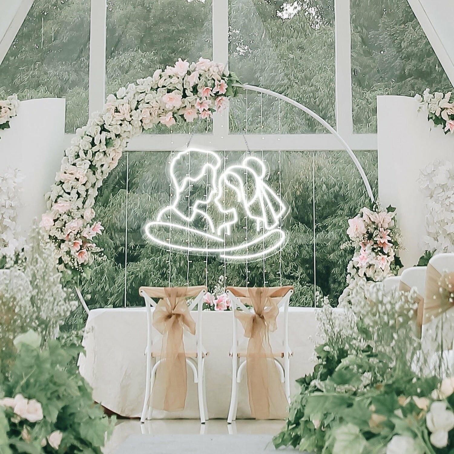 Cuddling Couple Shape Neon Sign | Shineneon