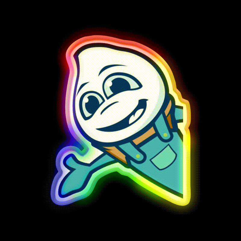 Culvers Scoopie Fast Food Led Neon Sign For Burger Place Rgb Color