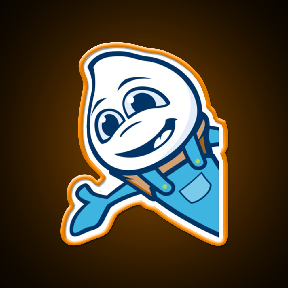 Culvers Scoopie Fast Food Led Neon Sign For Burger Place Rgb Color