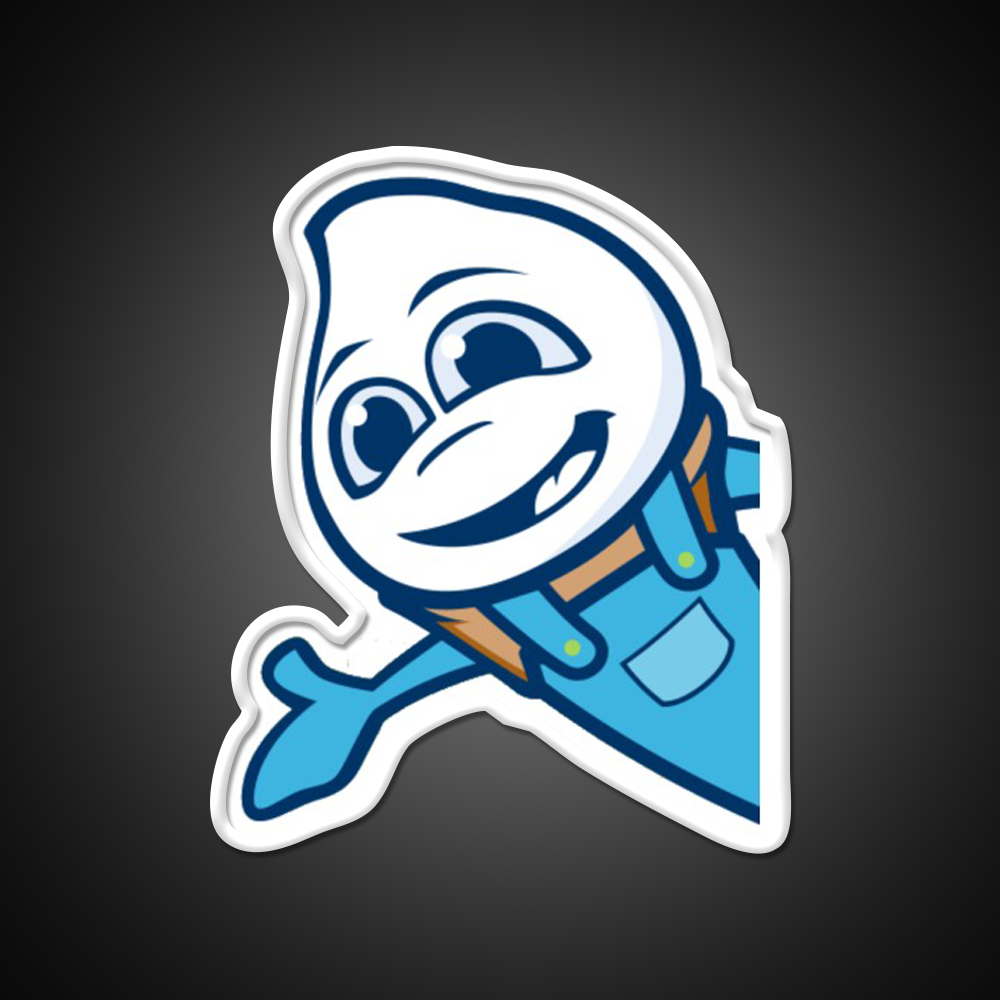 Culvers Scoopie Fast Food Led Neon Sign For Burger Place Rgb Color