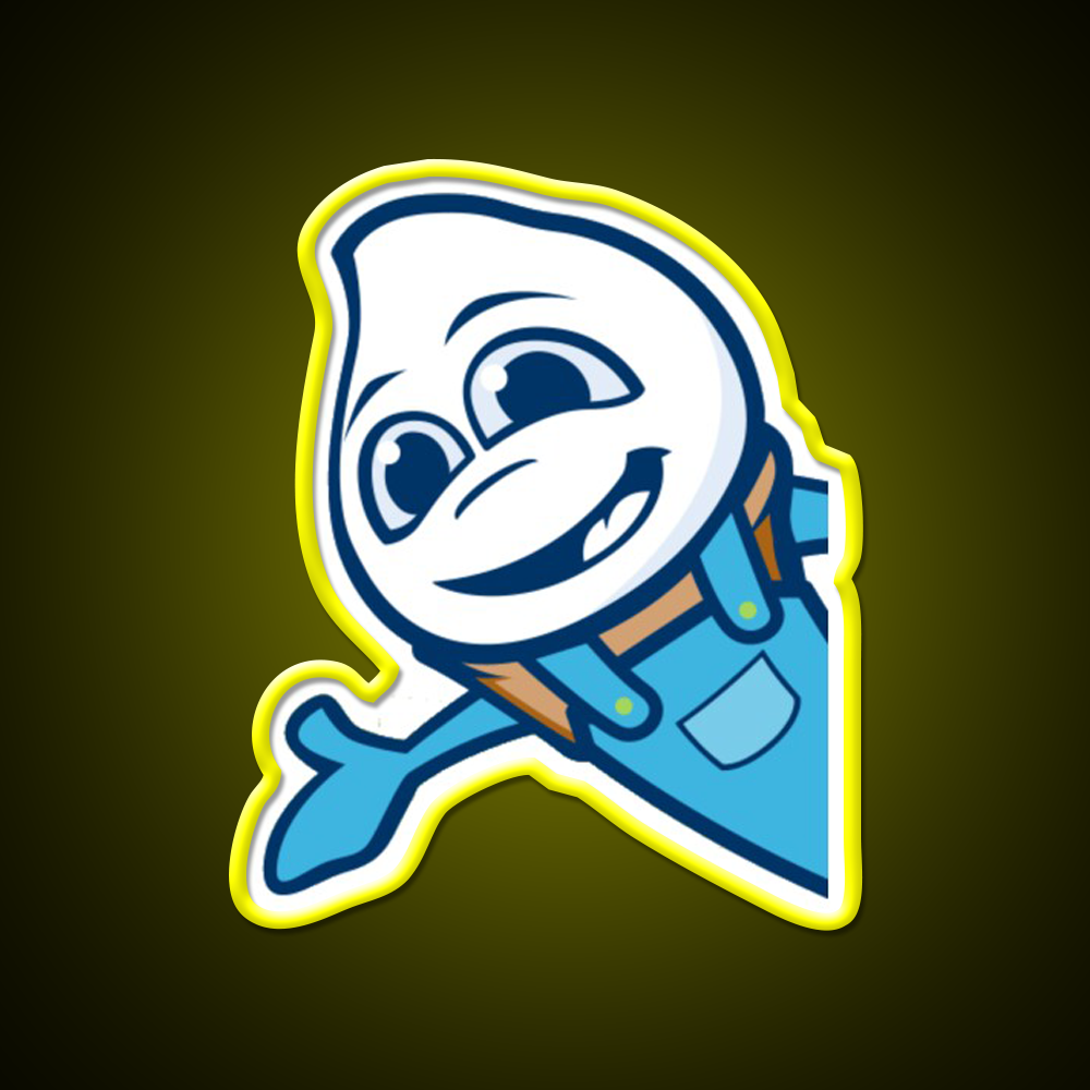 Culvers Scoopie Fast Food Led Neon Sign For Burger Place Rgb Color