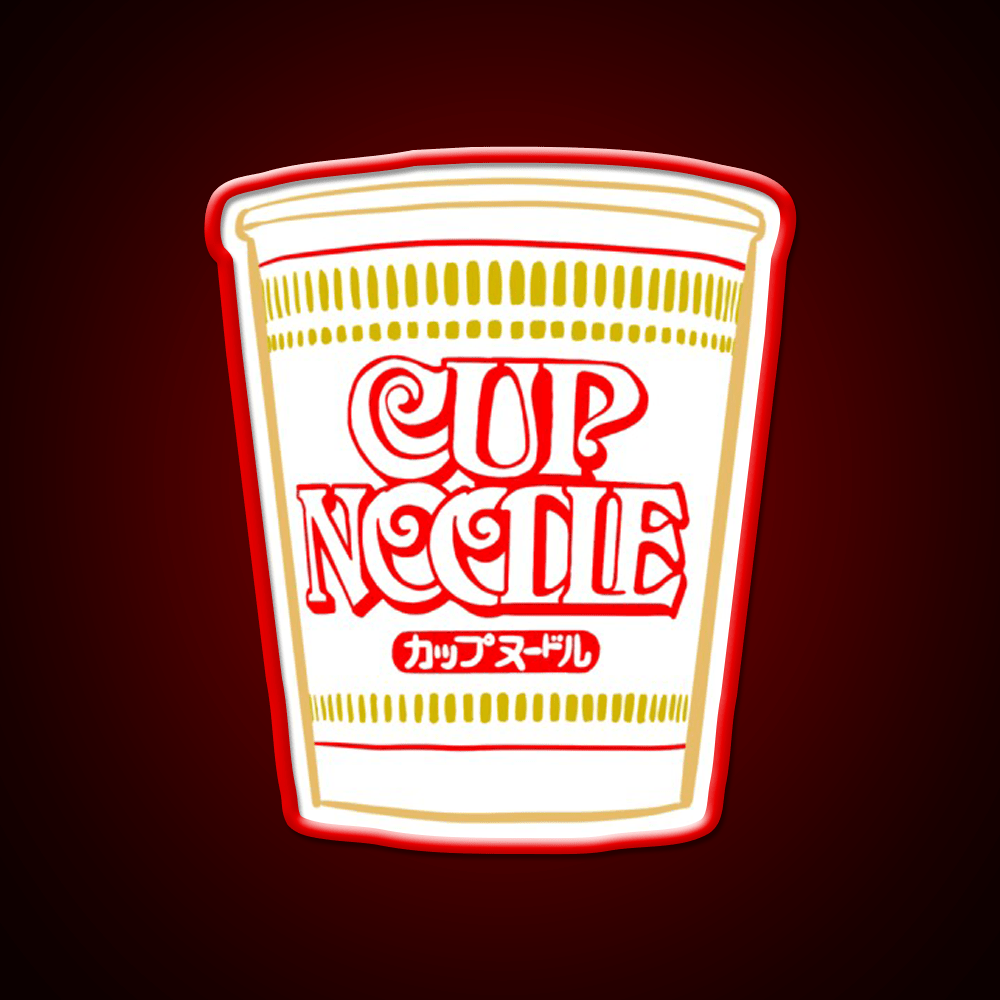 Cup Noodle Snack Food Led Neon Sign Rgb Color - Shineneon