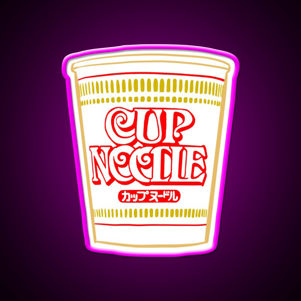 Cup Noodle Snack Food Led Neon Sign Rgb Color - Shineneon