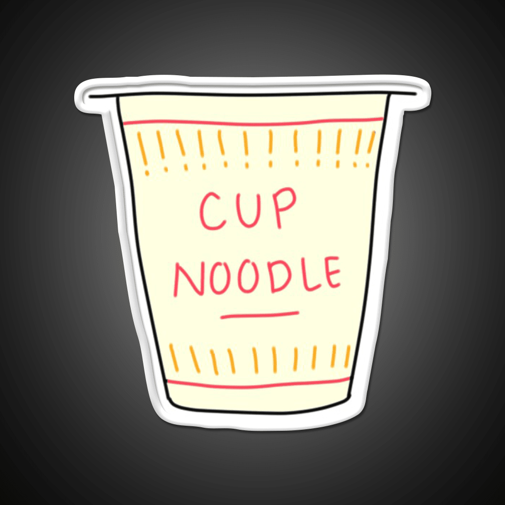 Cup O Noodle Snack Food Led Neon Sign Rgb Color - Shineneon