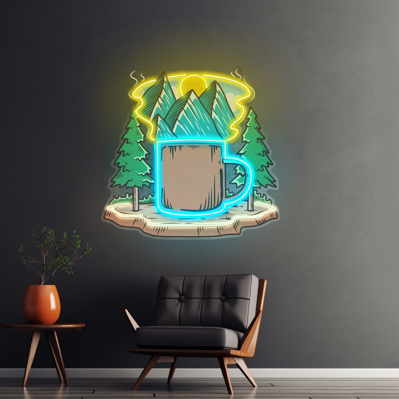 Cup Of Nature Led Neon Sign Light Custom Led Signs - Shineneon