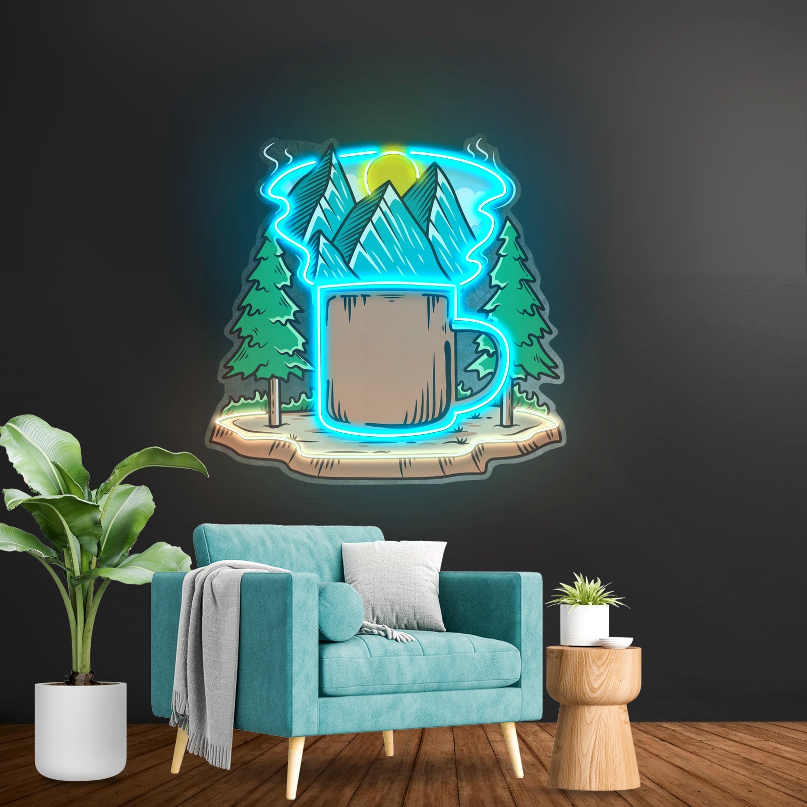 Cup Of Nature Led Neon Sign Light Custom Led Signs - Shineneon