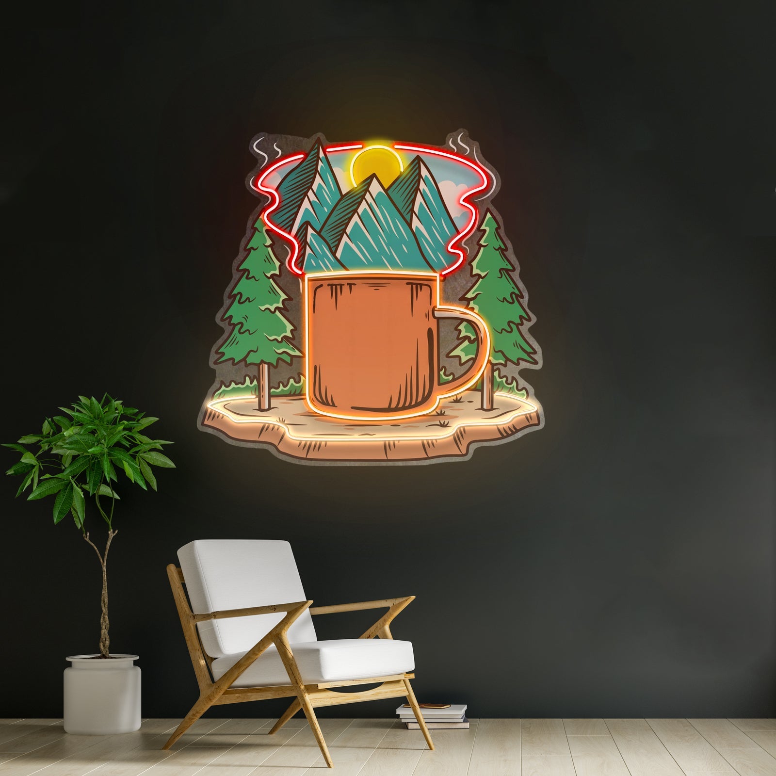 Cup Of Nature Led Neon Sign Light Custom Led Signs - Shineneon