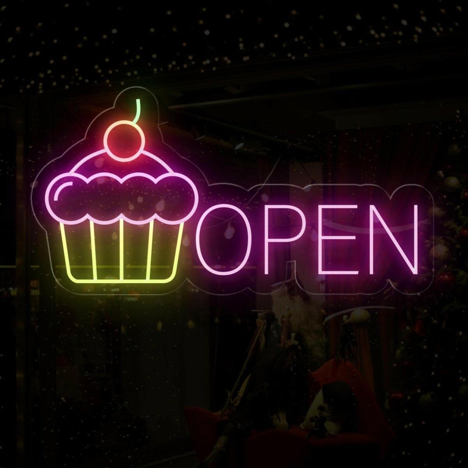 Cupcake Open Led Neon Sign For Business Signs | Shineneon
