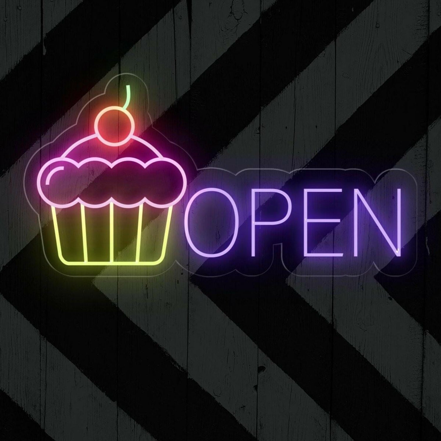 Cupcake Open Led Neon Sign For Business Signs | Shineneon