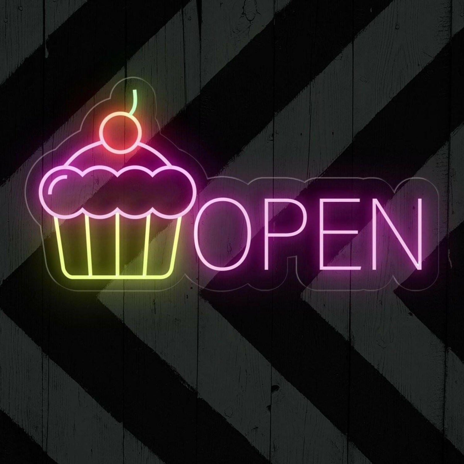 Cupcake Open Led Neon Sign For Business Signs | Shineneon