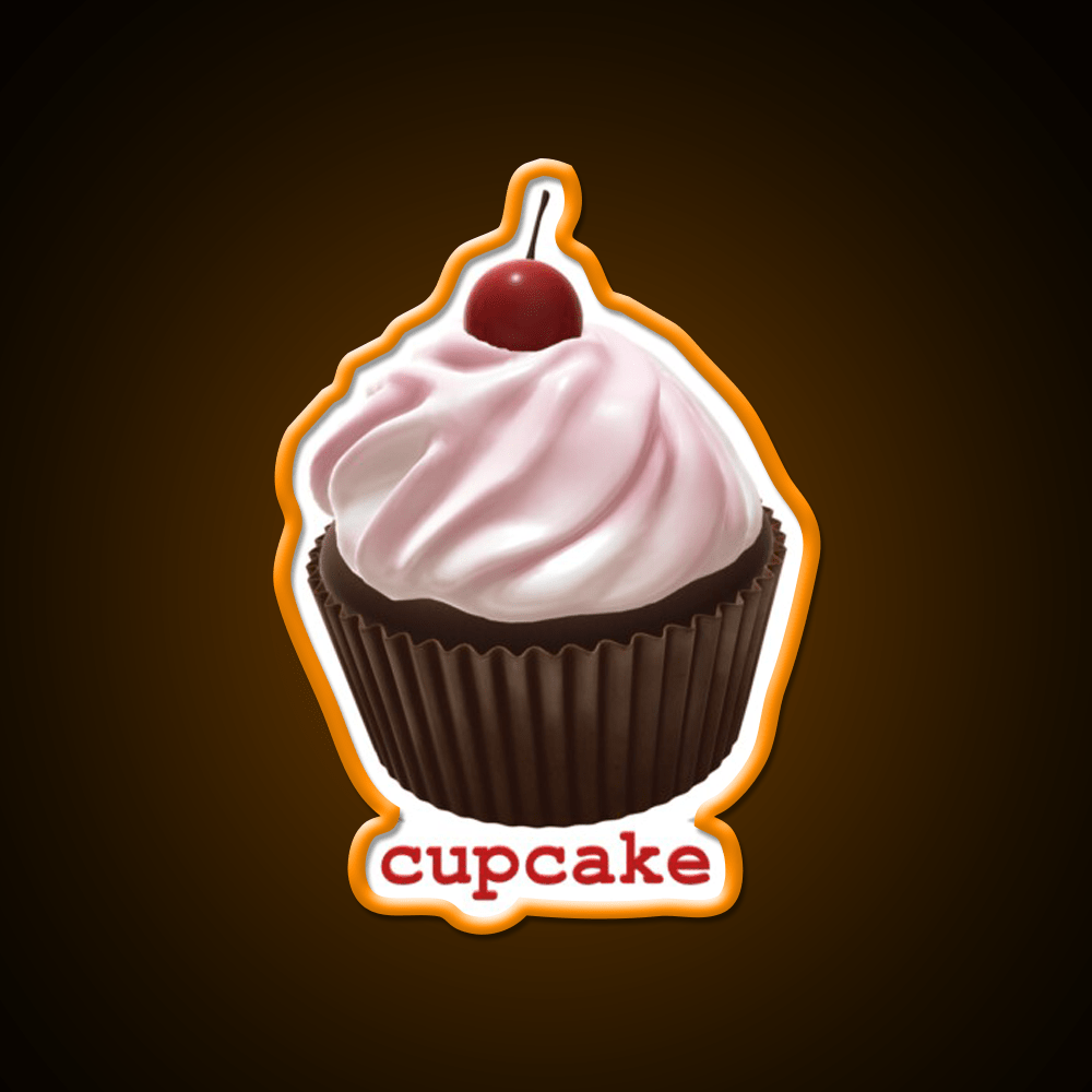 Cupcake Snack Food Led Neon Sign Rgb Color - Shineneon