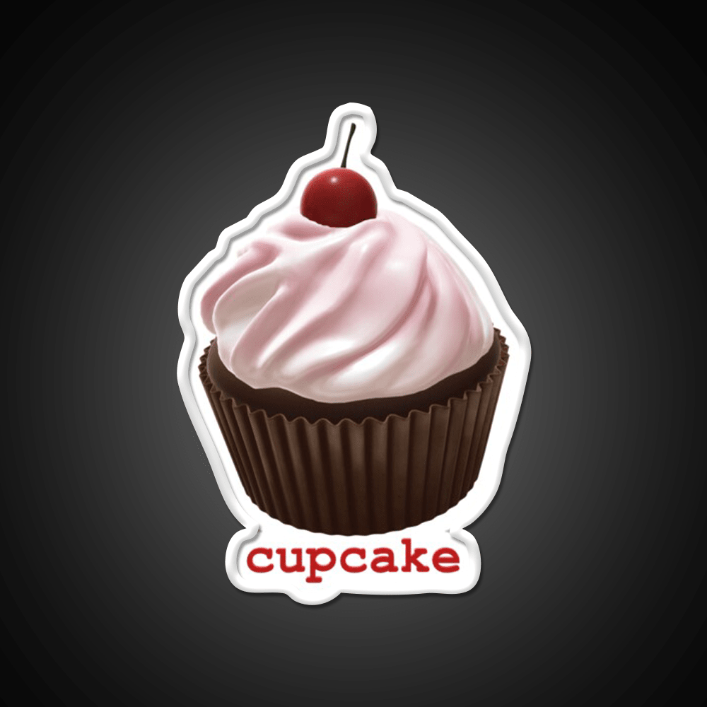Cupcake Snack Food Led Neon Sign Rgb Color - Shineneon