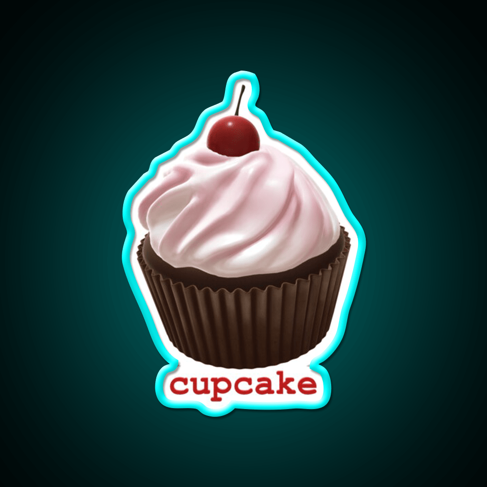 Cupcake Snack Food Led Neon Sign Rgb Color - Shineneon