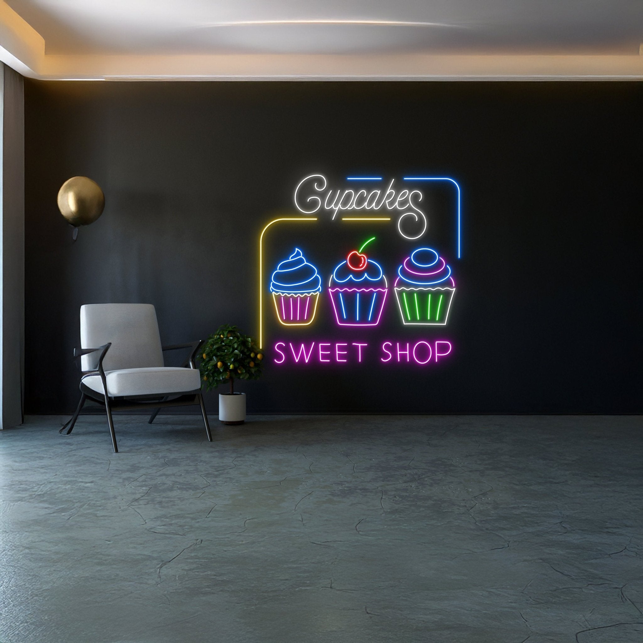 Cupcakes Led Sign Wall Decor - Shineneon