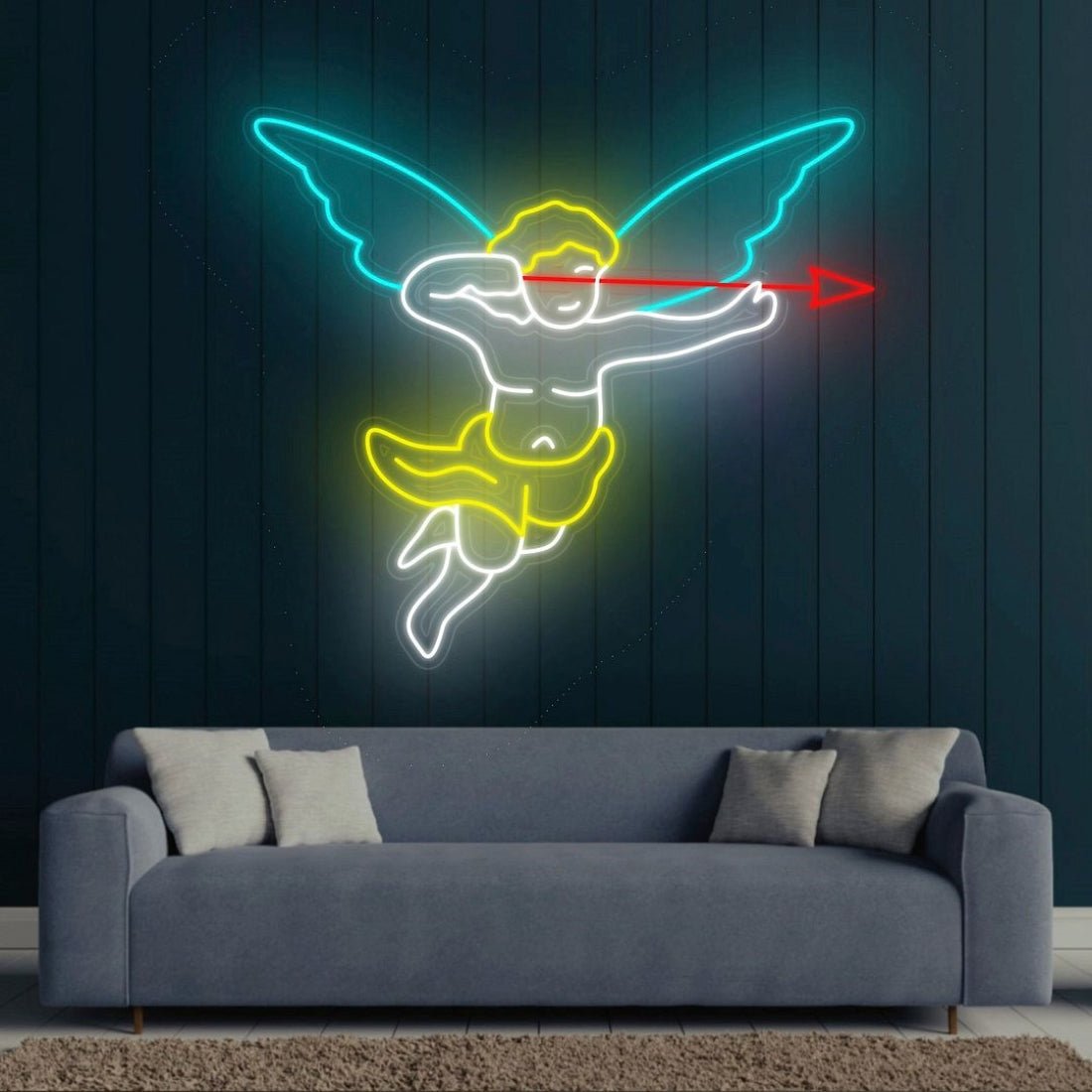 Cupids Bow And Arrow Led Sign Business Neon Signs - Shineneon