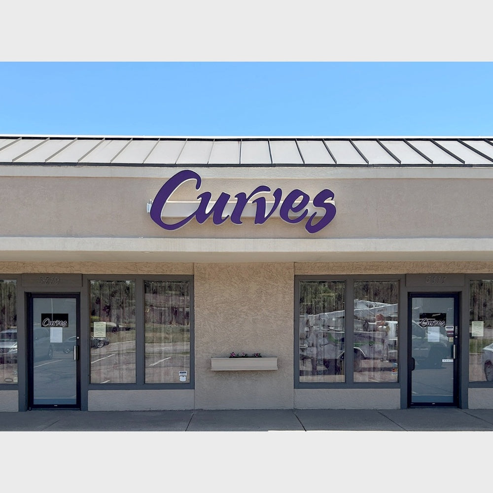 Curves 3D Backlit Channel Letters Led Light Sign