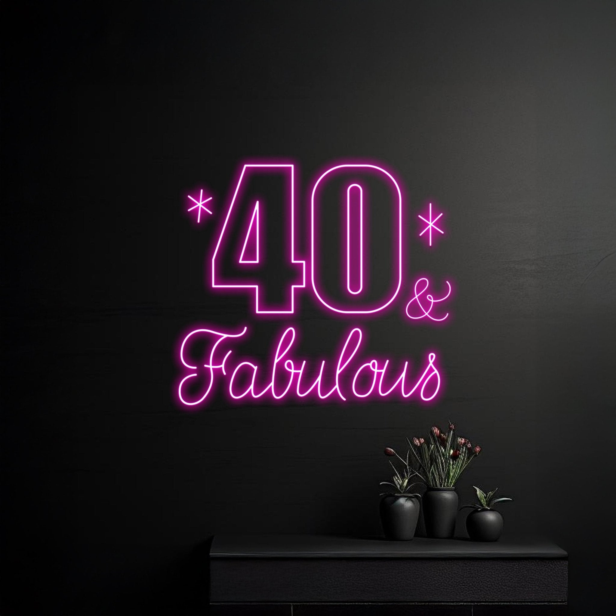 Custom 40 Fabulous Neon Light - Shineneon