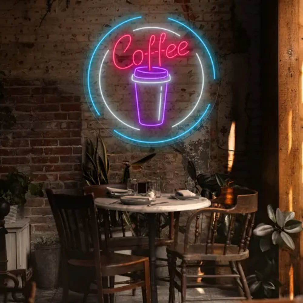 Custom Coffee Cup Led Neon Sign | Shineneon