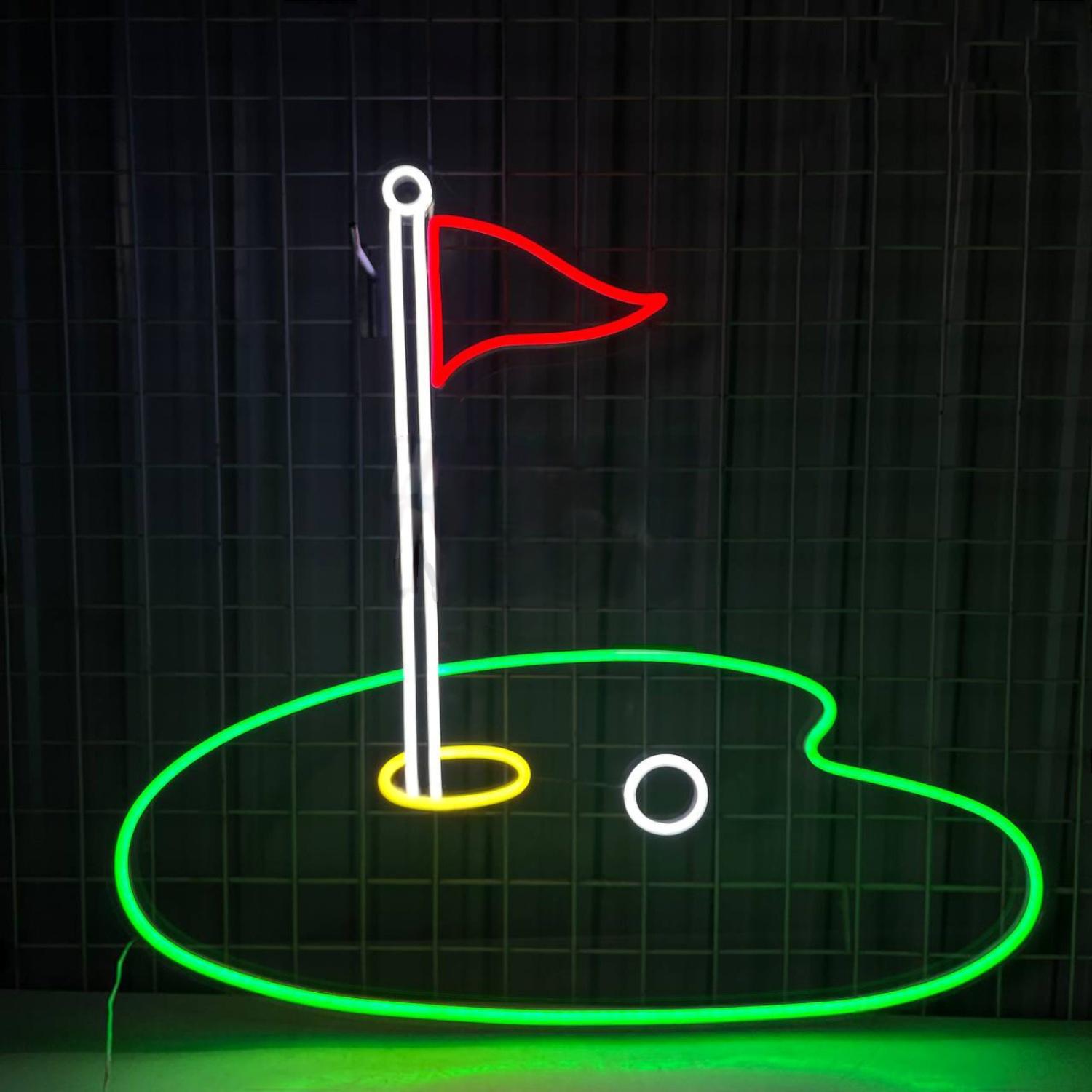 Custom Golf Green Grass Field Led Sign | Shineneon