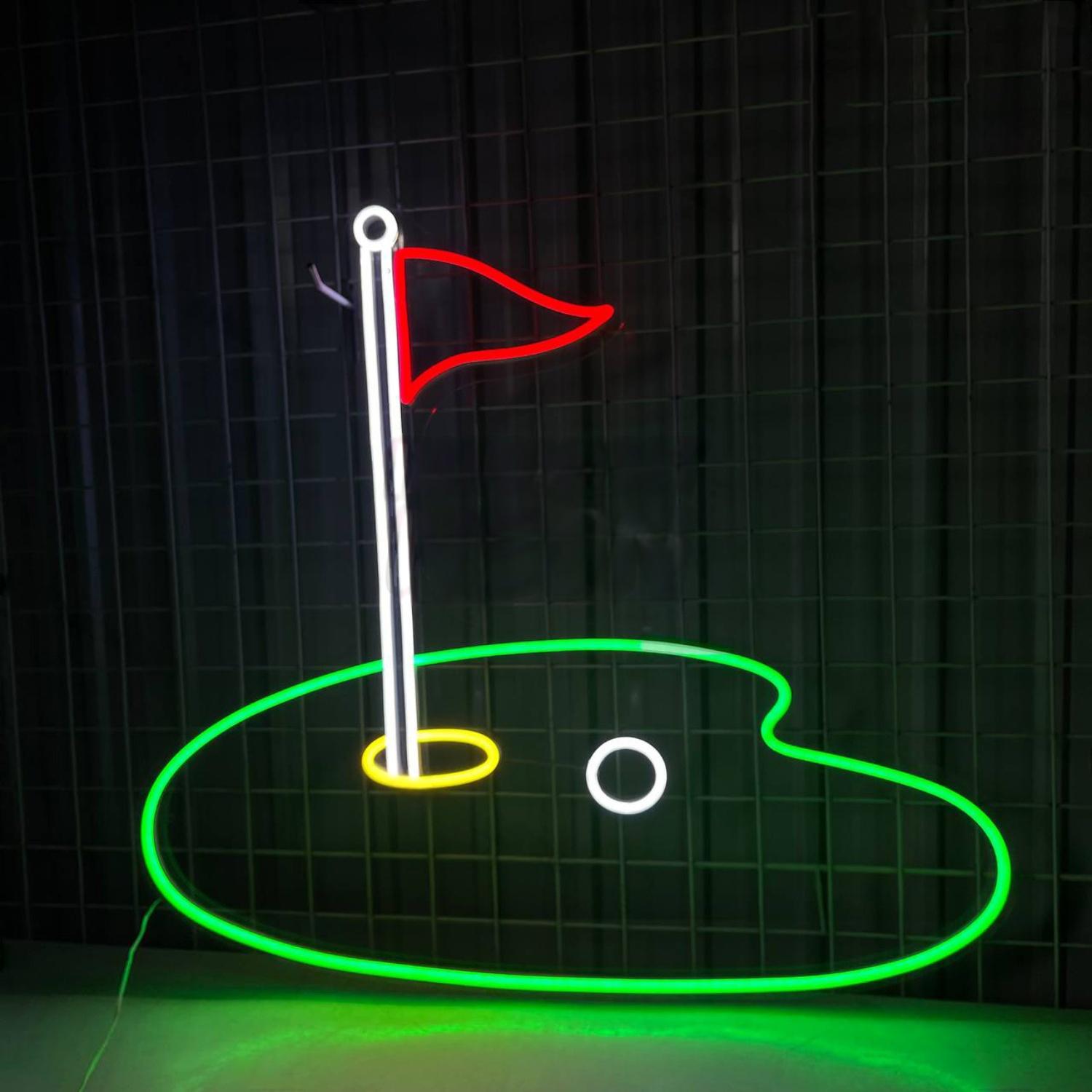 Custom Golf Green Grass Field Led Sign | Shineneon