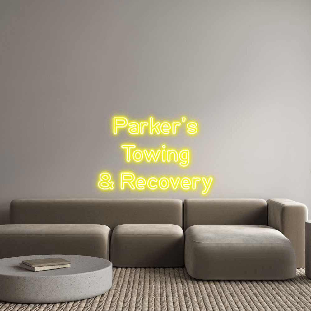 Custom Neon: Parker’s Towing... - Shineneon