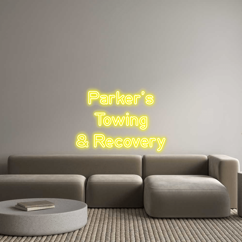 Custom Neon: Parker’s Towing... - Shineneon