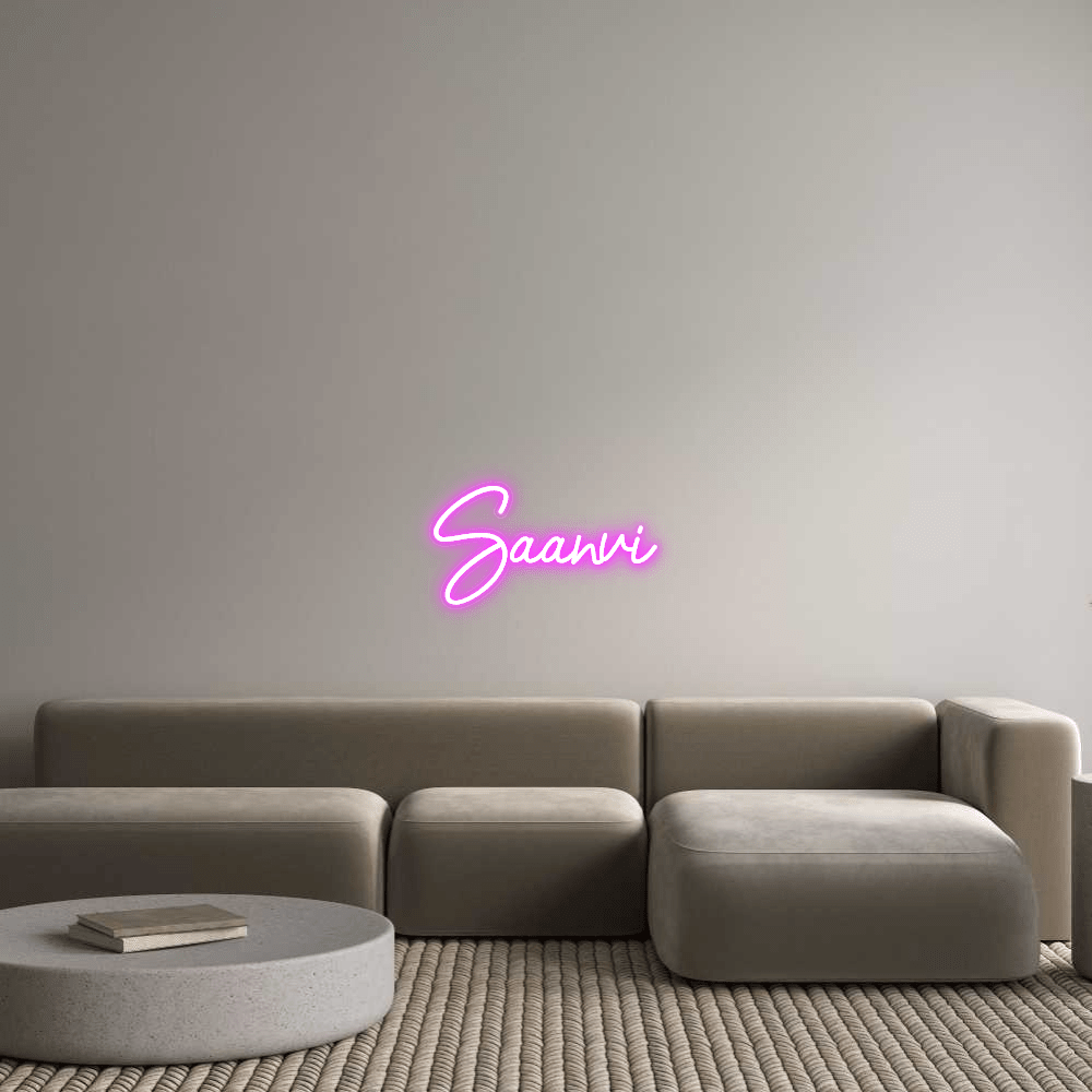 Custom Neon: Saanvi - Shineneon