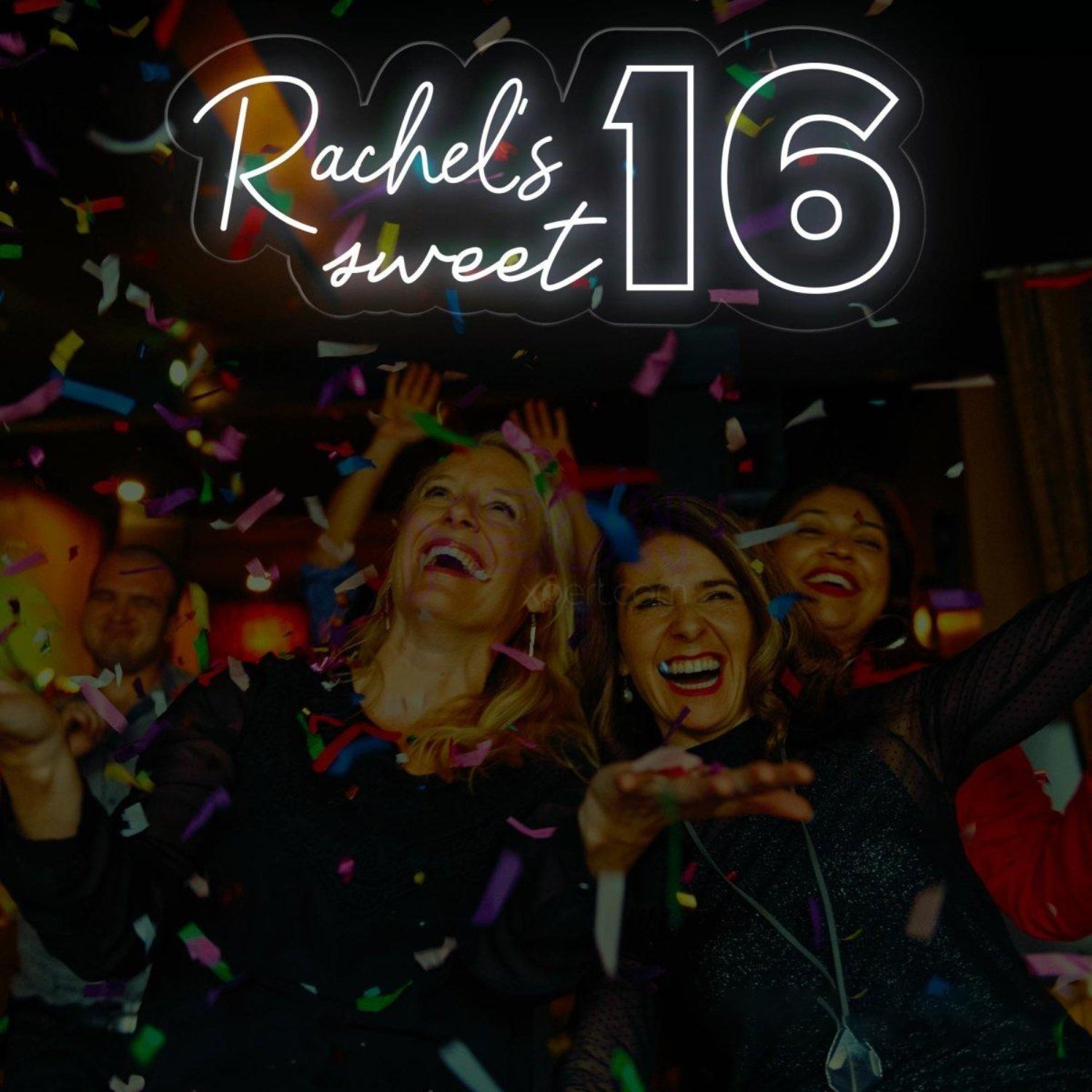 Custom Sweet 16 Led Neon Sign Birthday Party Backdrop Decor | Shineneon