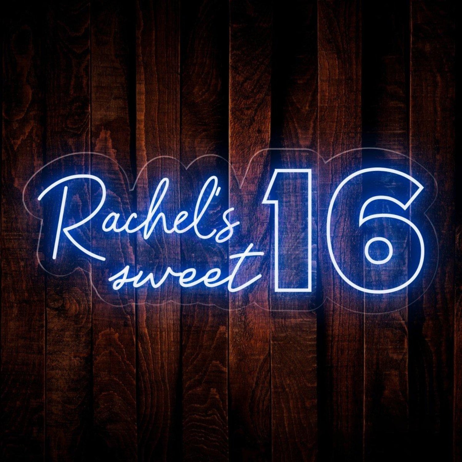 Custom Sweet 16 Led Neon Sign Birthday Party Backdrop Decor | Shineneon