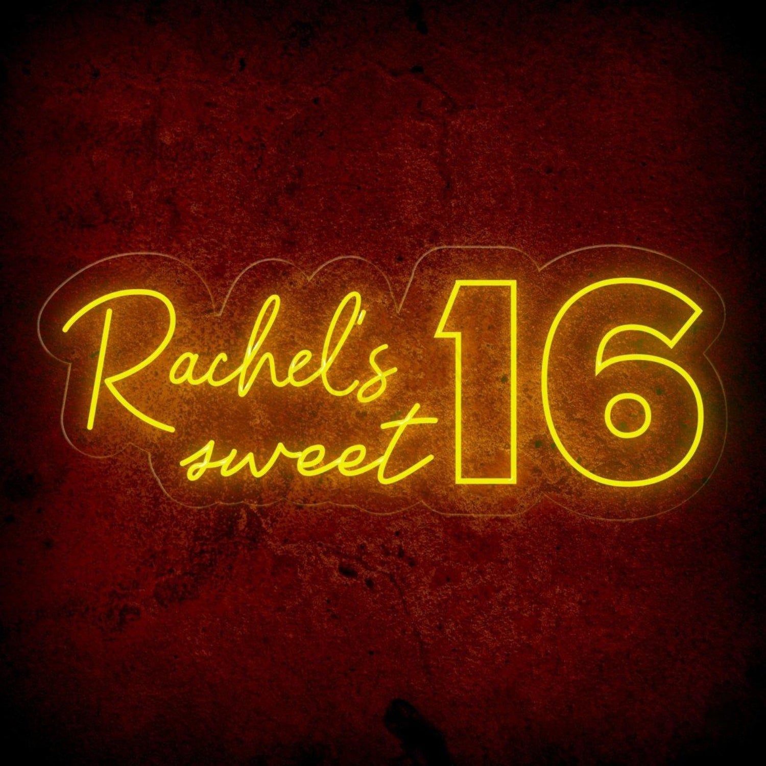 Custom Sweet 16 Led Neon Sign Birthday Party Backdrop Decor | Shineneon
