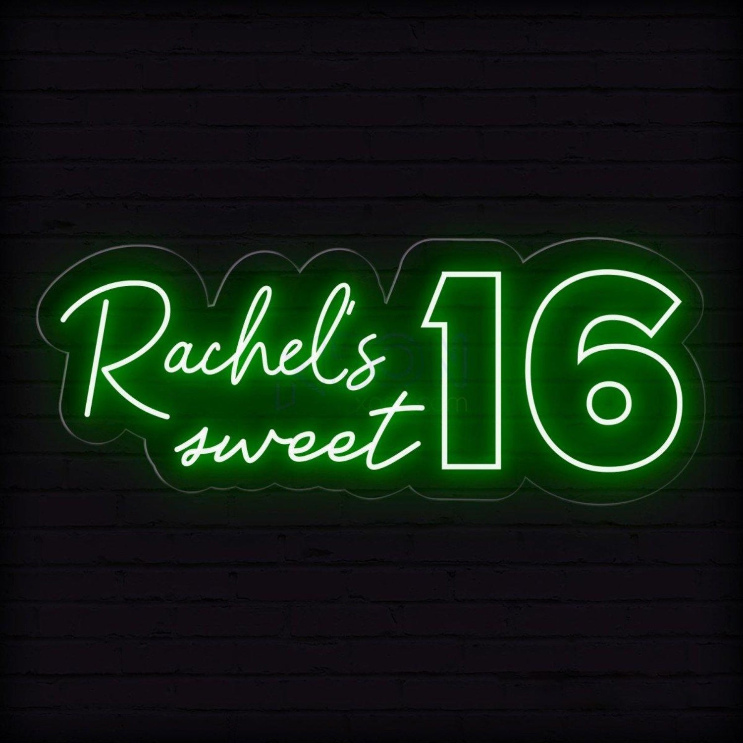 Custom Sweet 16 Led Neon Sign Birthday Party Backdrop Decor | Shineneon