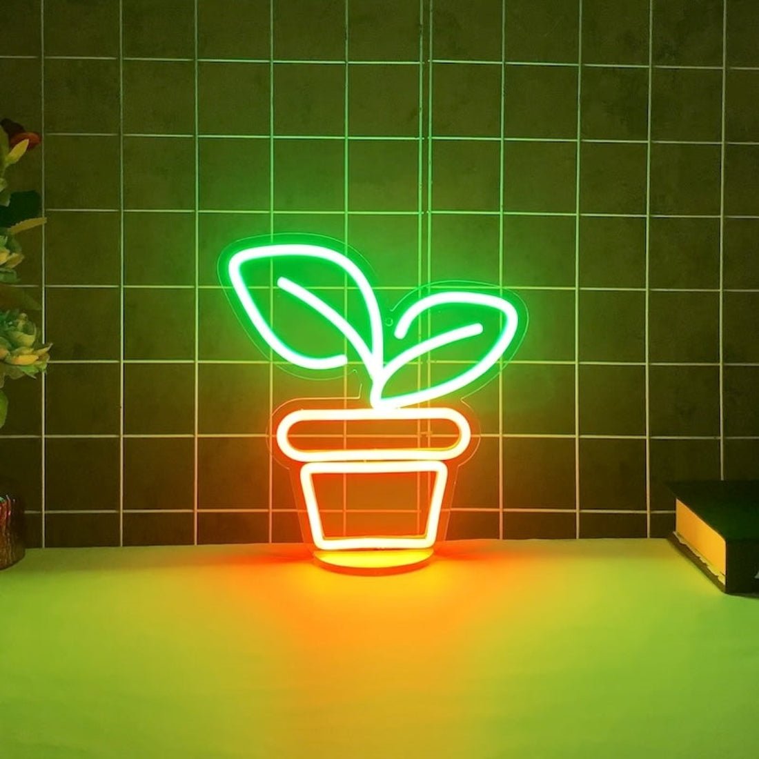 Custom Tabletop Battery Operated Neon Signs - Shineneon