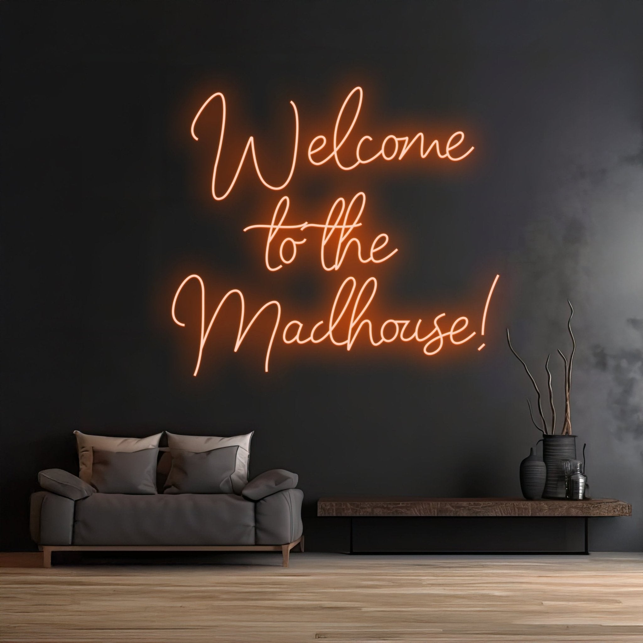 Custom Welcome To The Madhouse Neon Sign - Shineneon