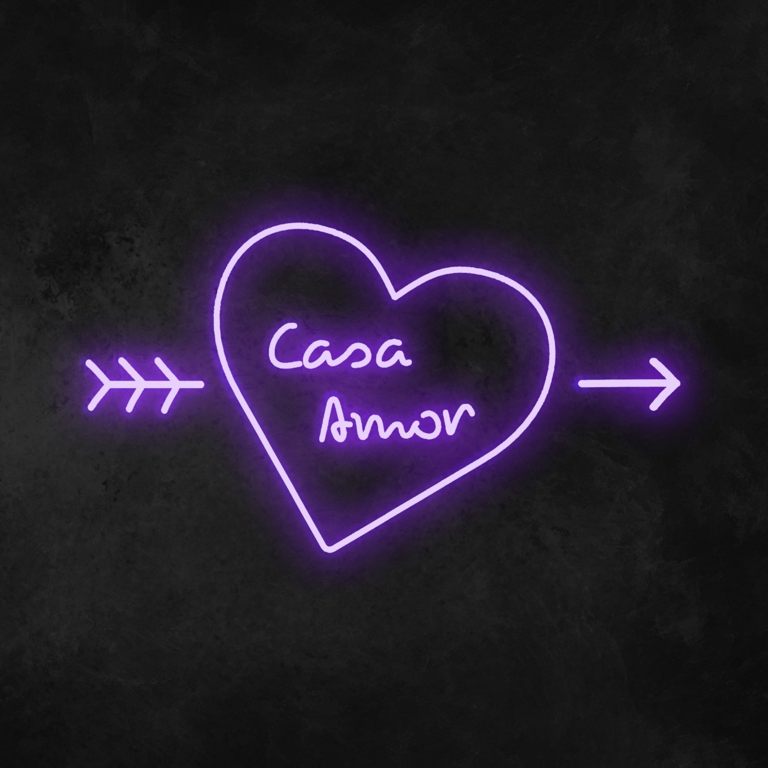 Customize Casa Amor Heart Neon Sign | Shineneon