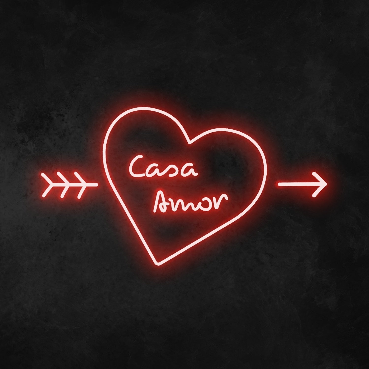 Customize Casa Amor Heart Neon Sign | Shineneon