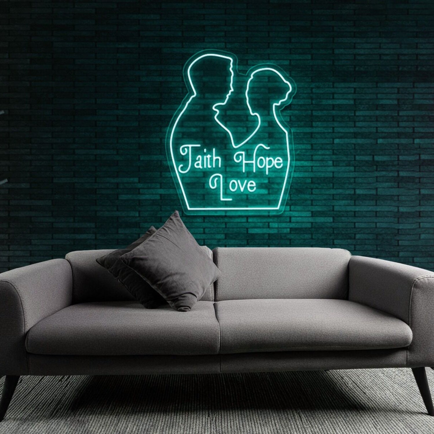 Customize Faith Hope Love Wedding Decor Neon Sign | Shineneon