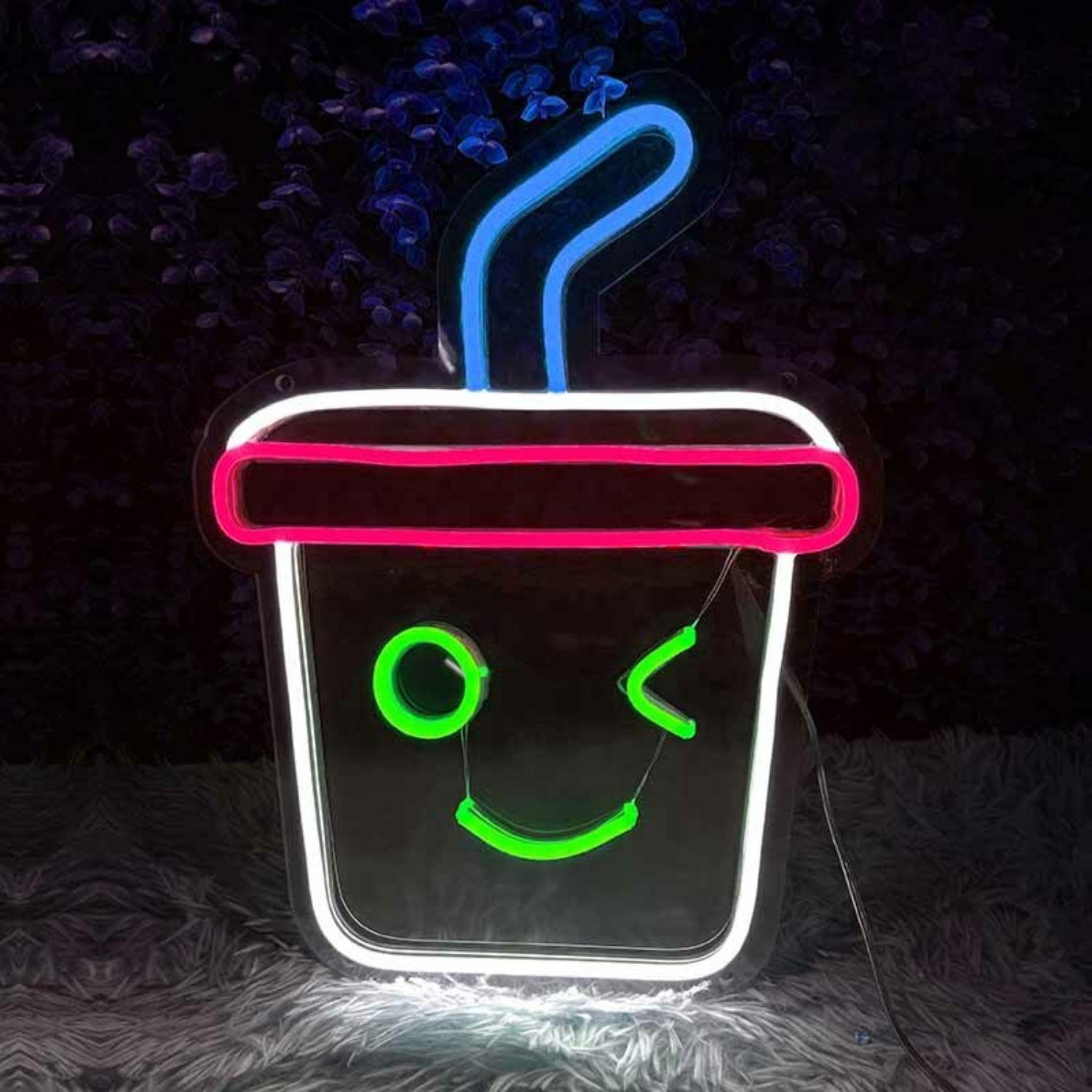 Cute Bubble Tea Ice Cream Adorable Led Neon Sign | Shineneon