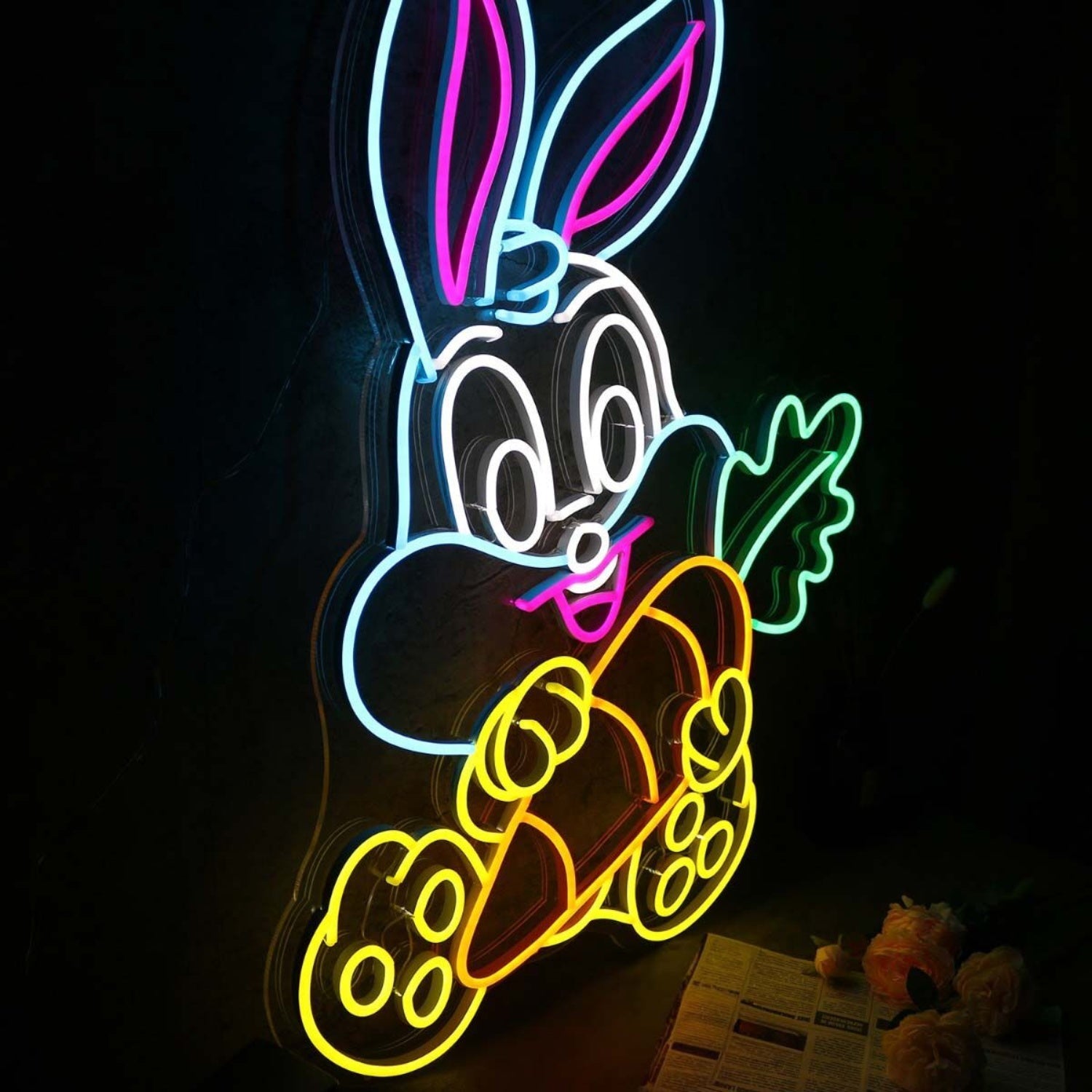 Cute Bunny Rabbit Led Neon Sign - Shineneon