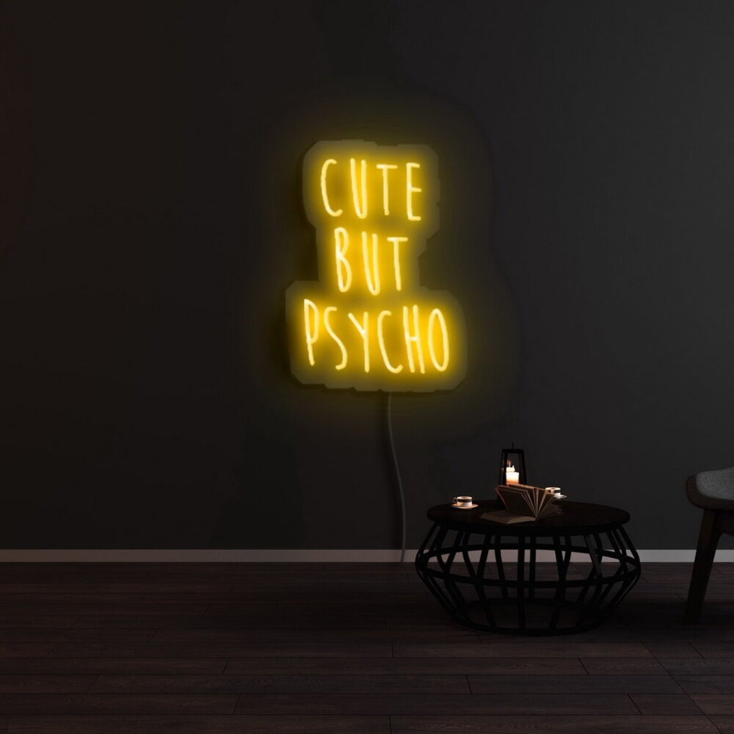 Cute But Psycho Led Neon Sign - Shineneon