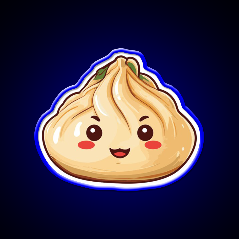 Cute Dumpling Led Neon Sign Chinese Food Rgb Color