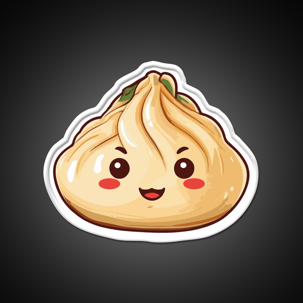 Cute Dumpling Led Neon Sign Chinese Food Rgb Color