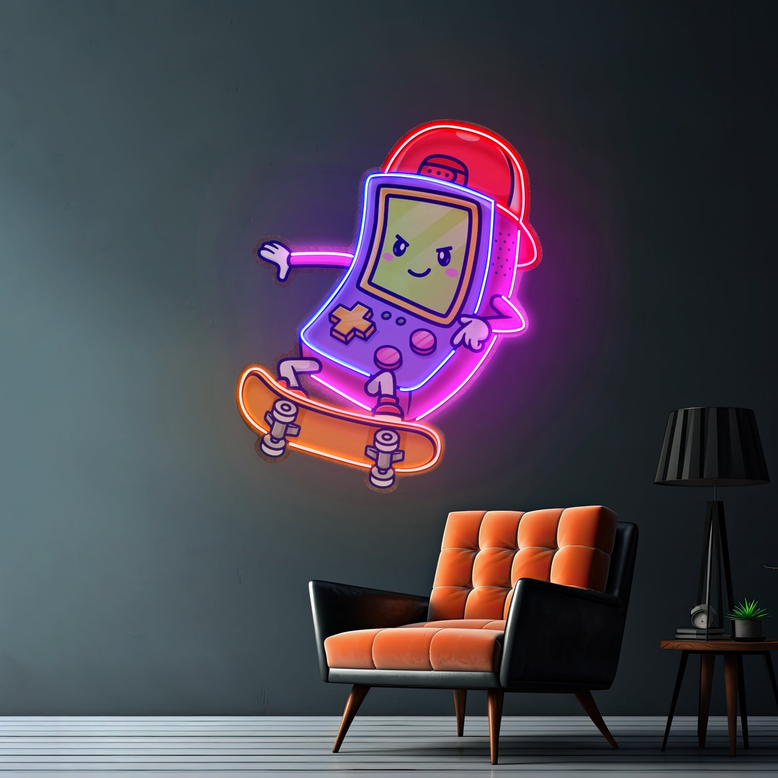 Cute Ghostface Giving Treats Led Neon Sign Light Custom Led Signs