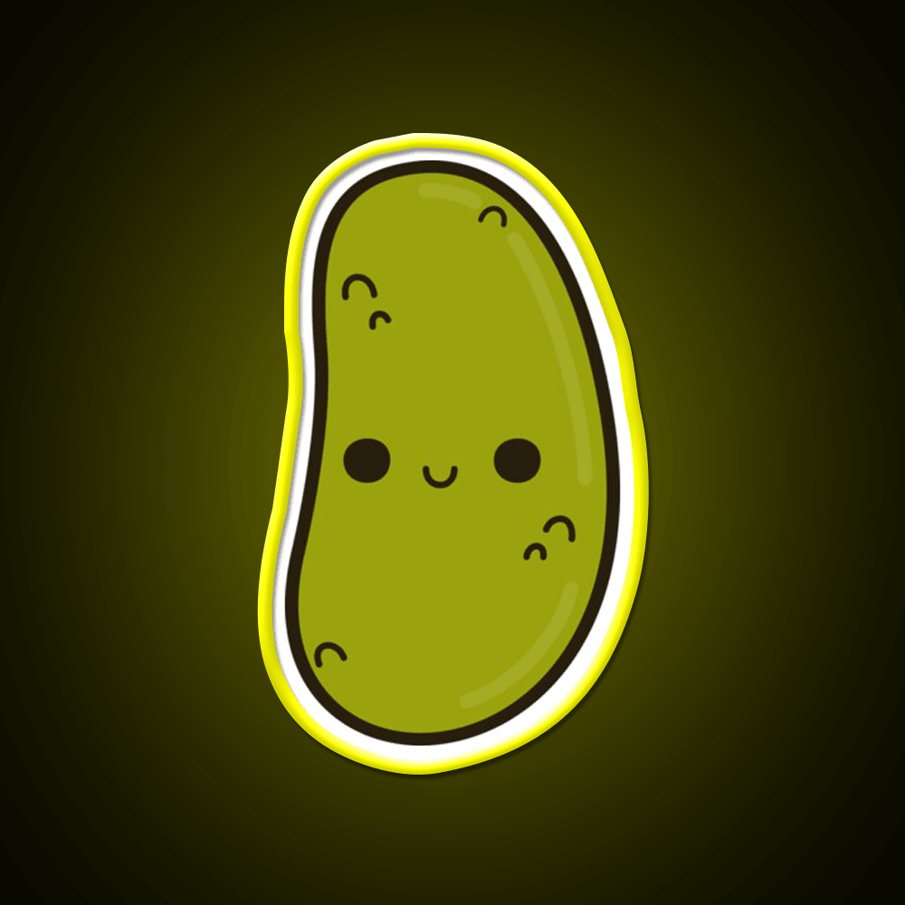 Cute Gherkin Snack Food Led Neon Sign Rgb Color - Shineneon