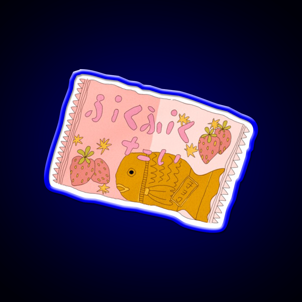 Cute Japanese Snack Packaging Snack Food Led Neon Sign Rgb Color - Shineneon