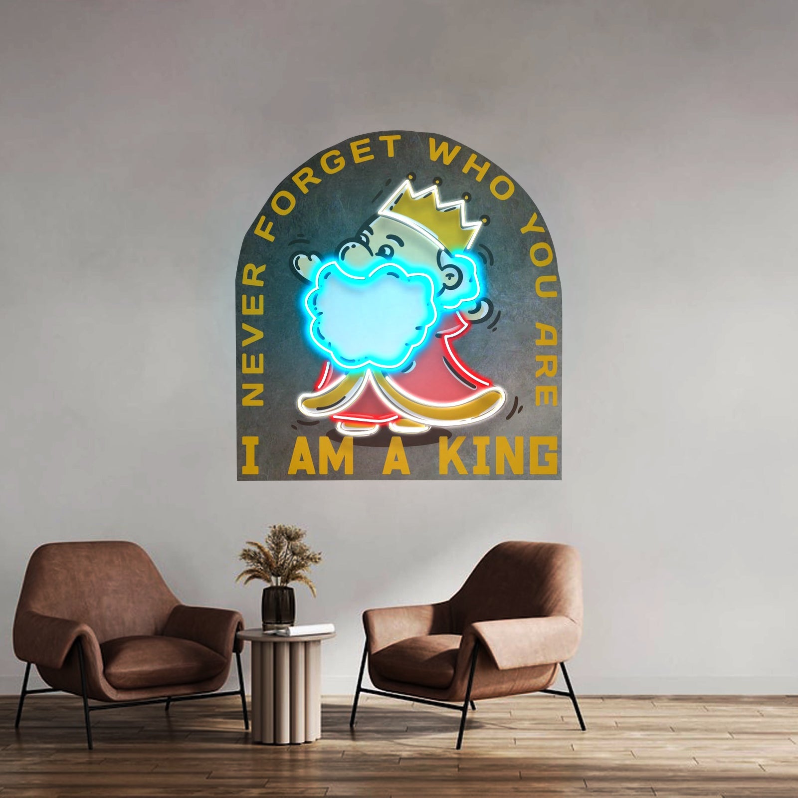 Cute King Led Neon Sign Light Custom Led Signs - Shineneon