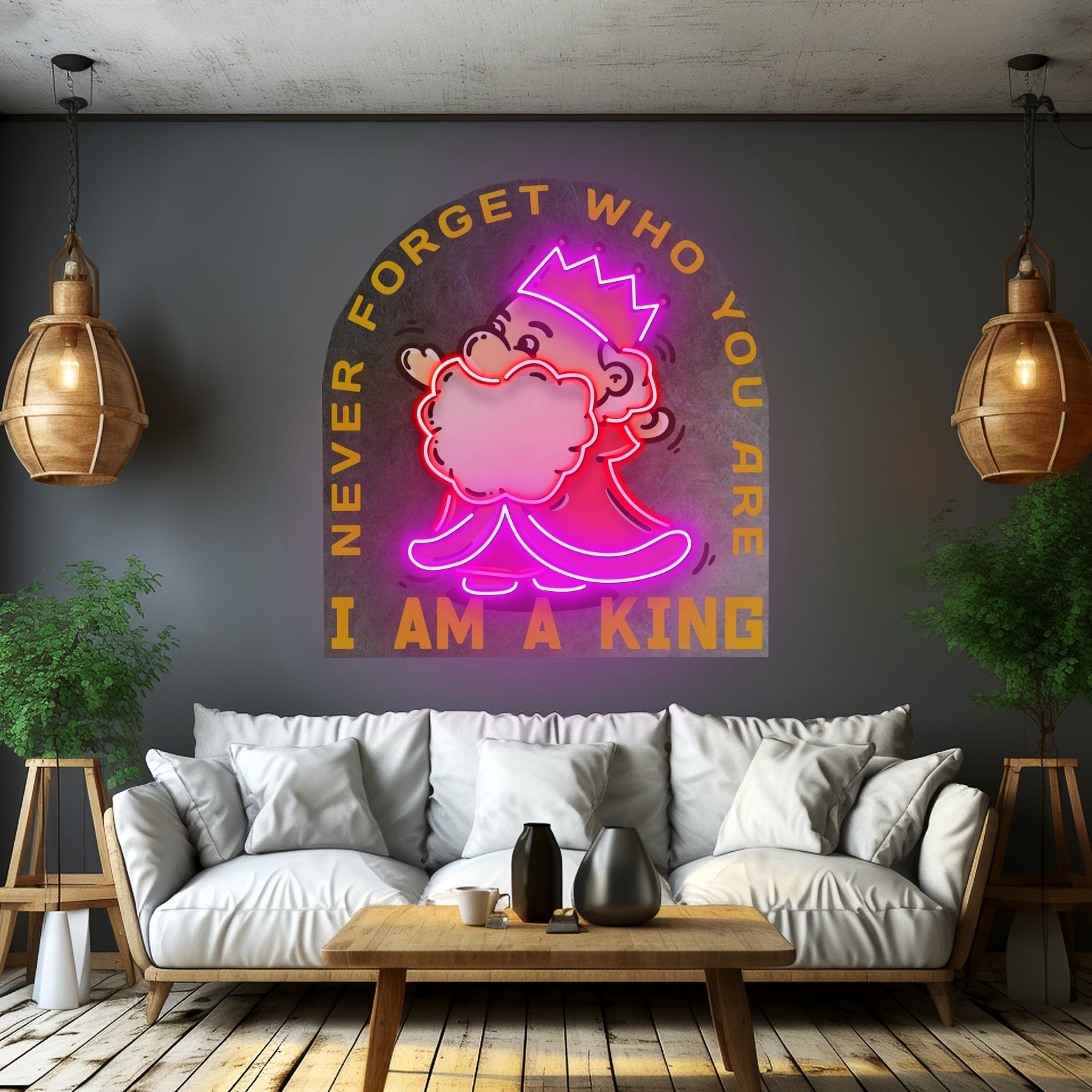 Cute King Led Neon Sign Light Custom Led Signs - Shineneon